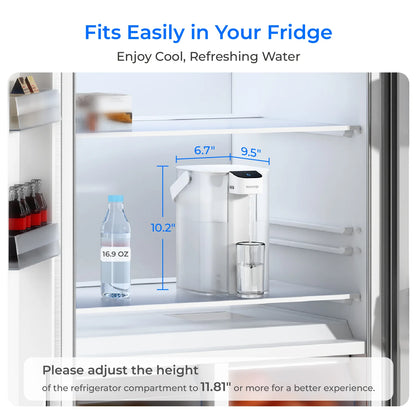 NSF-Certified Electric Water Filter - Removes 99% Lead, PFAS & 30+ Contaminants While Preserving Healthy Minerals | Instant Pure Water Dispenser